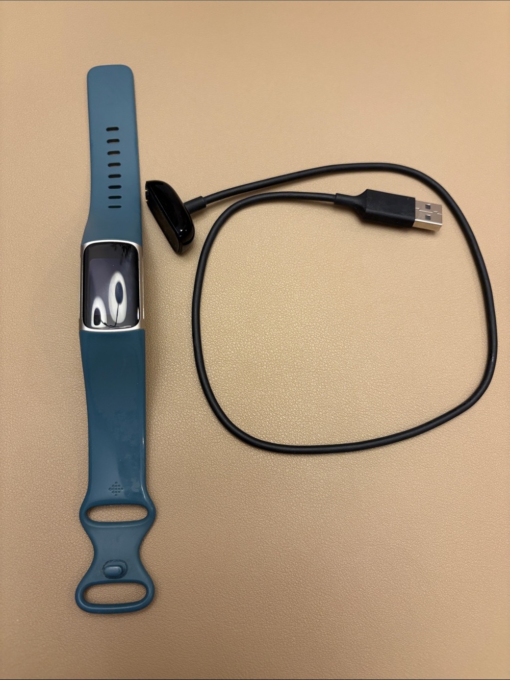 Fitness Tracker Smart Band - Teal with USB Charger